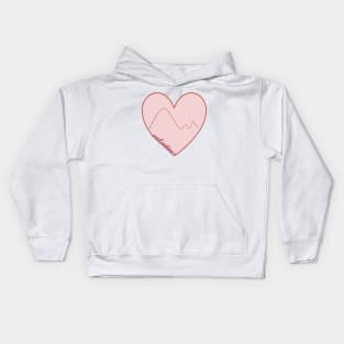 valentines hearts tshirt Kids Hoodie